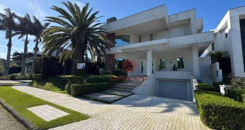 Casa com 5 quartos à venda, 815 m² por r$ 13.000.000 - jurerê internacional - florianópolis/sc