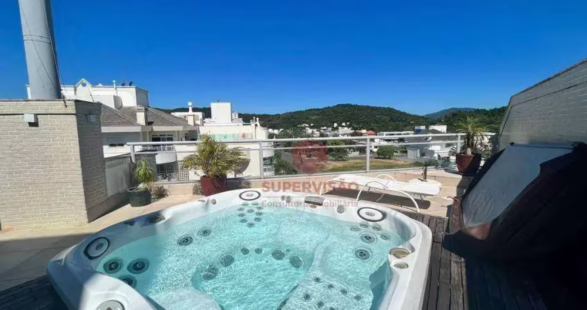 Cobertura com 3 quartos à venda, 224 m² por r$ 2.900.000 - jurerê internacional - florianópolis/sc