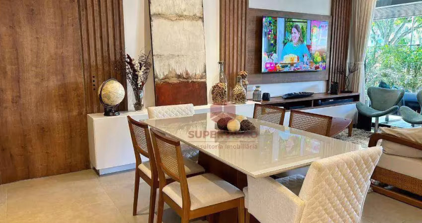 Apartamento com 3 quartos à venda, 185 m² por r$ 4.500.000 - jurerê internacional - florianópolis/sc