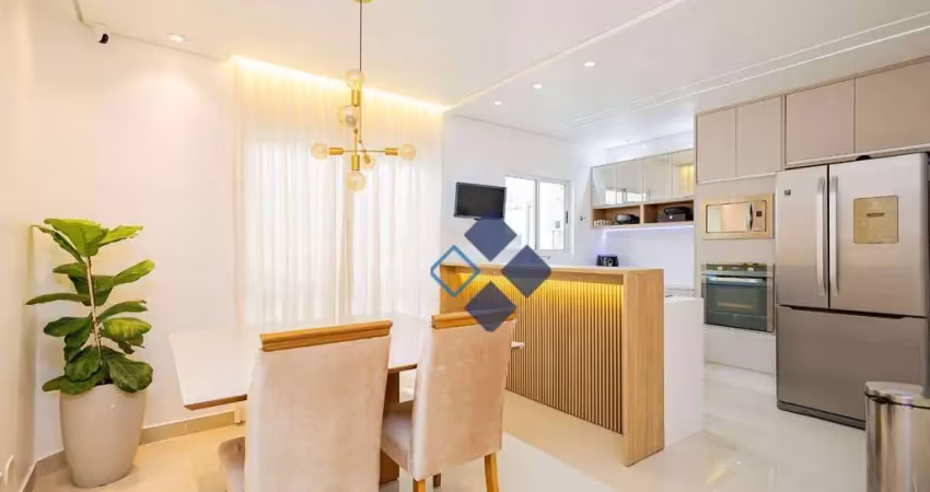 Sobrado com 3 dormitórios, 81 m² - venda por r$ 519.000,00 ou aluguel por r$ 3.410,83/mês - santa cândida - curitiba/pr