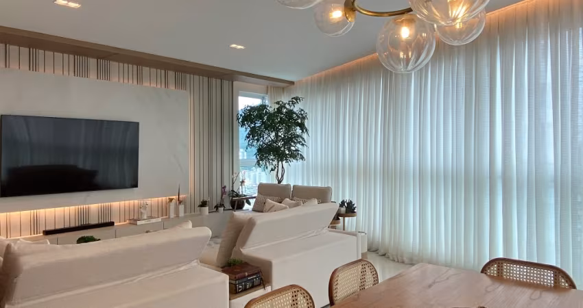 Apartamento 3 suítes, 165 m² todo mobiliado e vista 360 graus Itajaí.