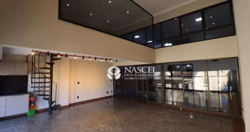 Locação sala com mezanino/loja – no térreo de edifício comercial em bragança paulista