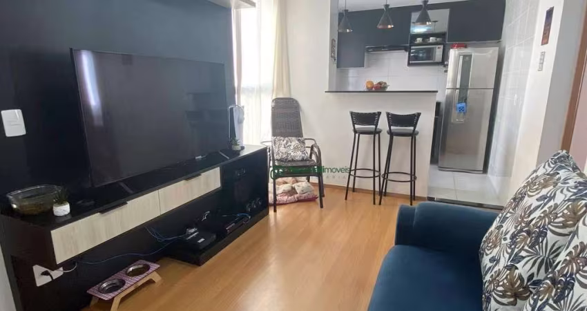 Apartamento de 39m² com 2 quartos à venda - residencial angellis, jardim santa alice, santa bárbara d'oeste (sp)