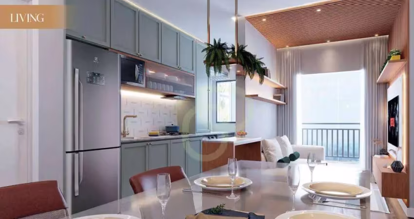 Apartamento com 2 dormitórios à venda, 56 m² por r$ 345.000 - jardim itapuã - santa bárbara d'oeste/sp