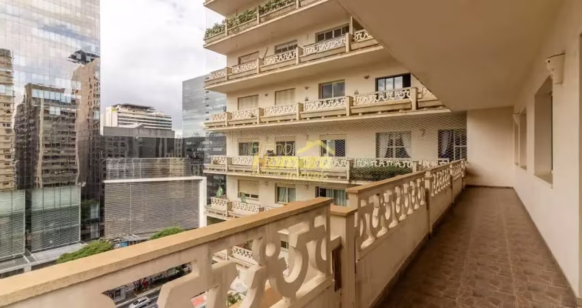 Venda - apartamento espaçoso • 3 dorms • 2 salas • terraço • bela vista – 170m² úteis