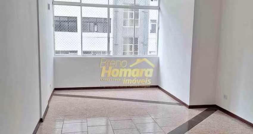 Apartamento para locação, 92m² área útil, 2 quartos, 1 banheiro e 1 vaga de garagem, Higienópolis -
