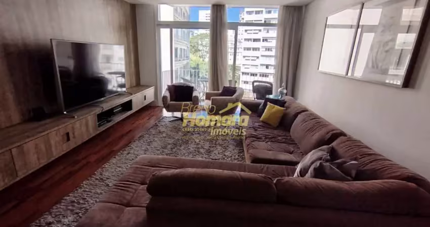 Apartamento com mobilia para locação com 3 dormitórios sendo 1 suíte e 1 vaga na  santa cecília, ao
