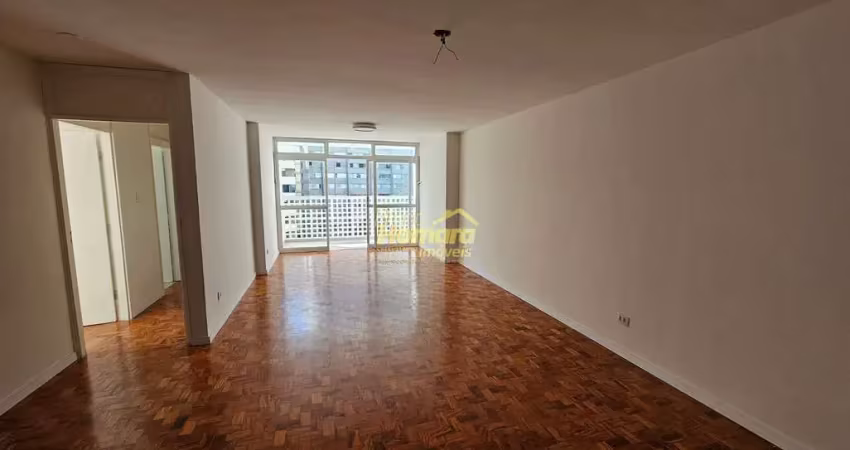 Apartamento de 145 m2 com 3 dormitórios e vaga de garagem  para locação, no bairro da  santa cecíli