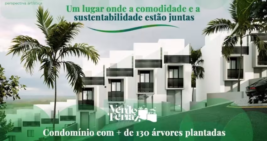 Verde -ferraz , casas 2 dormitórios com terraço privativo .