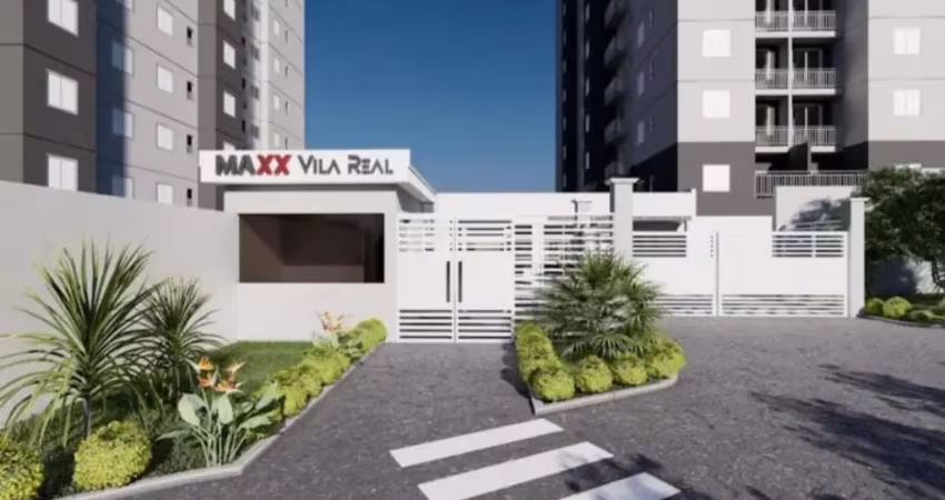 Apartamento 2 dormitórios com sacada condominio maxx vila real