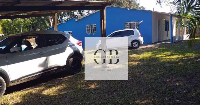 Chácara com 2 dormitórios à venda, 3000 m² por r$ 380.000,00 - agenor de campos - mongaguá/sp