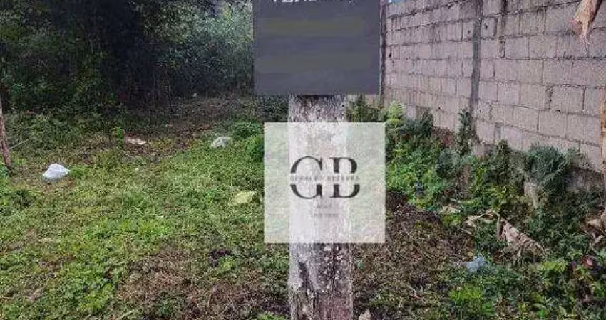 Terreno à venda por r$ 45.000,00 - suarão - itanhaém/sp