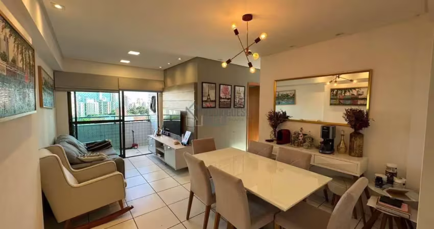 Apartamento 80 m2 - 3 quartos (1 suíte) - casa amarela  -  recife/pe