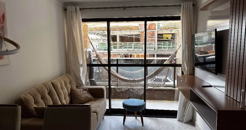 Alugo apartamento mobiliado com 2 qts, beira mar de cabo branco