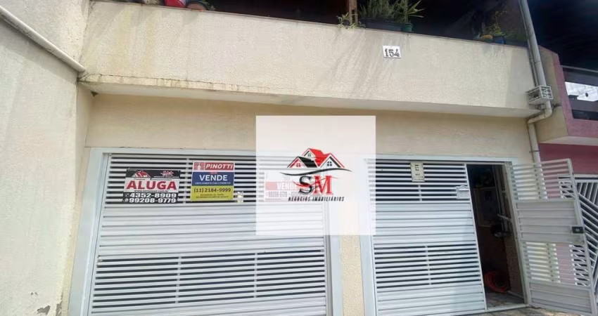Casa com 2 dormitórios para alugar, 120 m² por R$ 1.760,00/mês - Vila Netuno - São Bernardo do Campo/SP