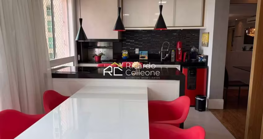 Apartamento alto padrão porteira fechada, 166m2, 4 quartos sendo 3 suítes.