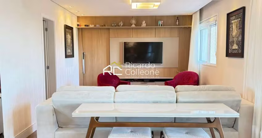 Apartamento padrão 131m2, 3 quartos, 1 suíte, 2 vagas.