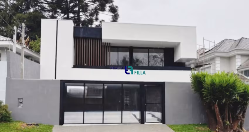 Casa nova com 4 suítes e piscina ao lado do parque barigui , no bairro mercês