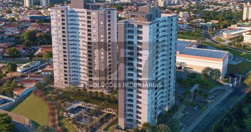 Apartamento à venda em campinas, loteamento parque são martinho, com 2 quartos, com 64 m²