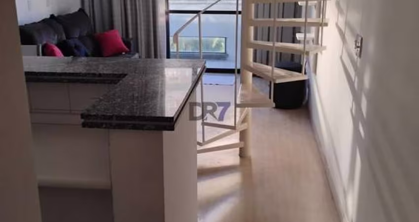 Lindo Loft mobiliado, 70 m², varanda e piscina - Cambuí - Campinas/SP