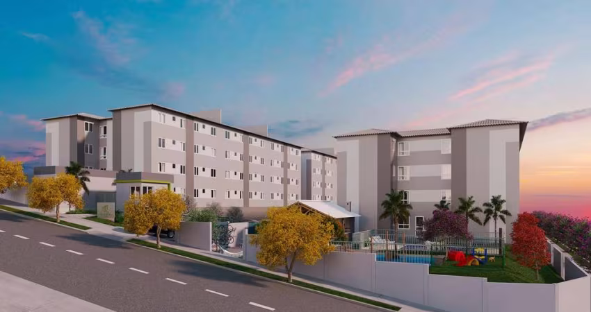 Apartamento para Venda em Contagem, Nacional, 2 dormitórios, 1 banheiro, 1 vaga