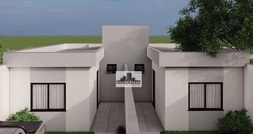 Casa com 2 quartos para entra em abril localizada em Santa Luzia.
