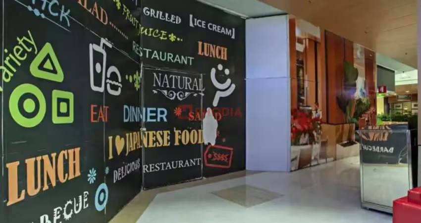 Restaurante/loja comercial no shopping ibirapuera em moema 102m² para locação por r$ 10.000 e venda por r$ 2.500.000