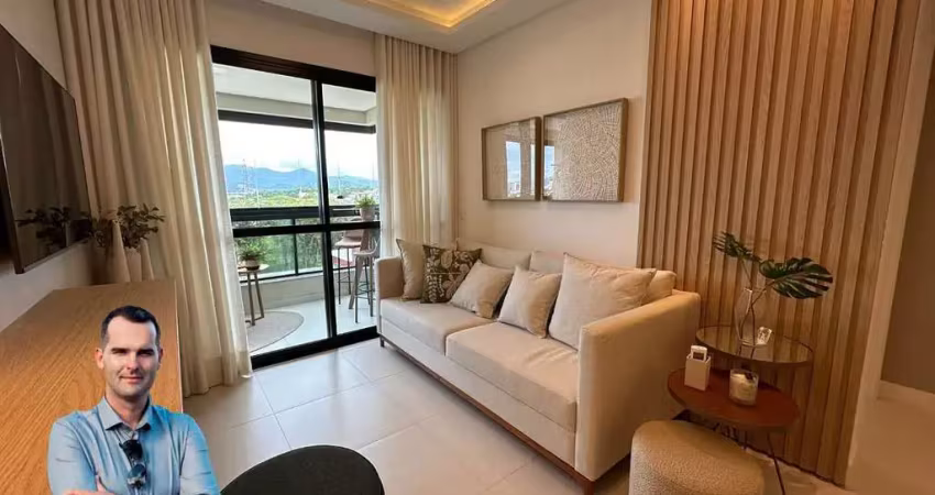 Apartamento lindamente decorado - 2 suítes - pagani - palhoça - residencial fontana de trevi