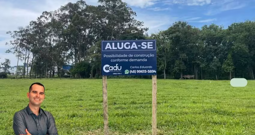 Lote para locação com possibilidade de construção – aeropark | pedra branca - palhoça/sc