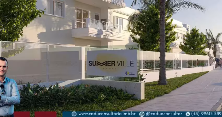 Summer ville residence garopaba/sc apartamento 2 dormitórios c/ suíte + área garden - garopaba/sc