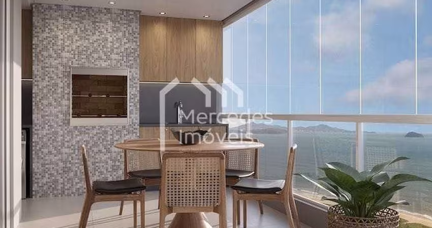 Apartamento frente mar com 1 suíte + 2 demisuítes à venda, 110 m² por R$ 1.530.592 - Centro - Naveg