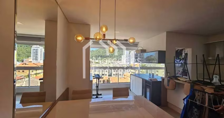 Apartamento semimobiliado, 2 suítes - à venda, centro, itajaí, sc