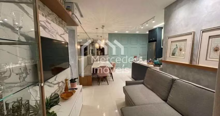 Apartamento semimobiliado com 1 suíte + 2 dormitórios à venda, 79 m² - centro - itajaí/sc