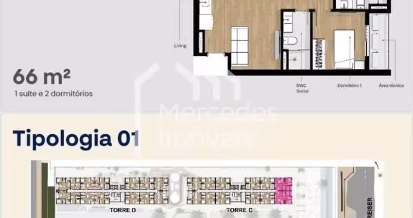 Apartamento com 1 quarto à venda na Rua Antônio Muller Reis, 553, Cordeiros, Itajaí