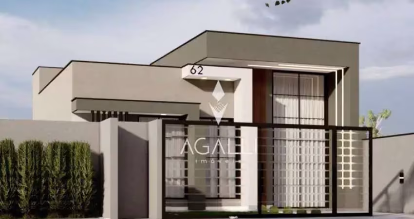 Casa com 3 dormitórios à venda, 72 m² por R$ 480.000,00 - Eucaliptos - Fazenda Rio Grande/PR