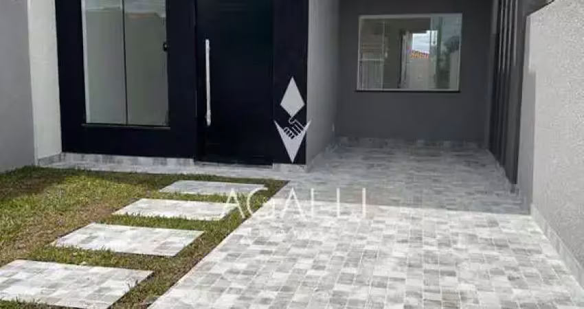 Casa com 3 dormitórios à venda, iguaçu  , fazenda rio grande - pr