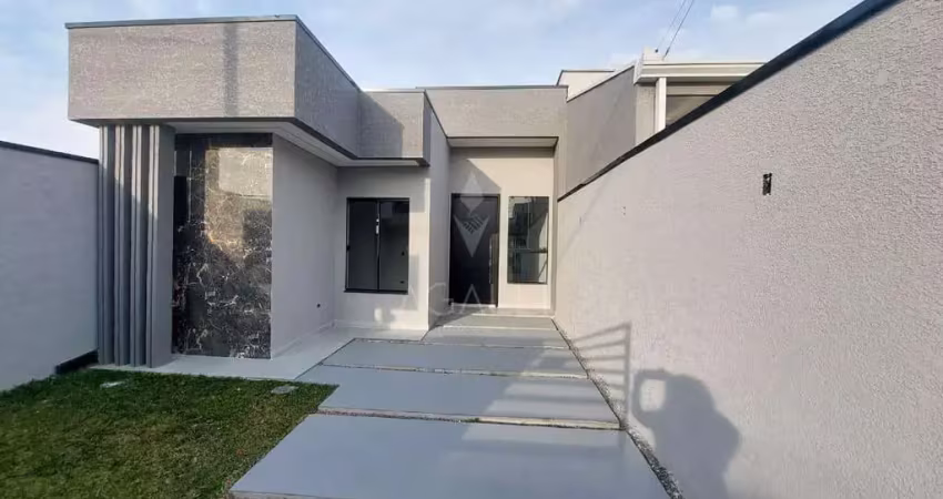 Casa03 quartos sendo uma suíte  à venda, eucaliptos, fazenda rio grande - pr