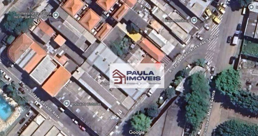 Terreno à venda, 419 m² por R$ 1.200.000,00 - Parque Novo Mundo - São Paulo/SP