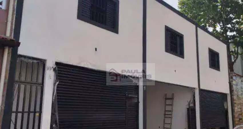 Salão para alugar, 130 m² por r$ 5.500,00/mês - parque novo mundo - são paulo/sp