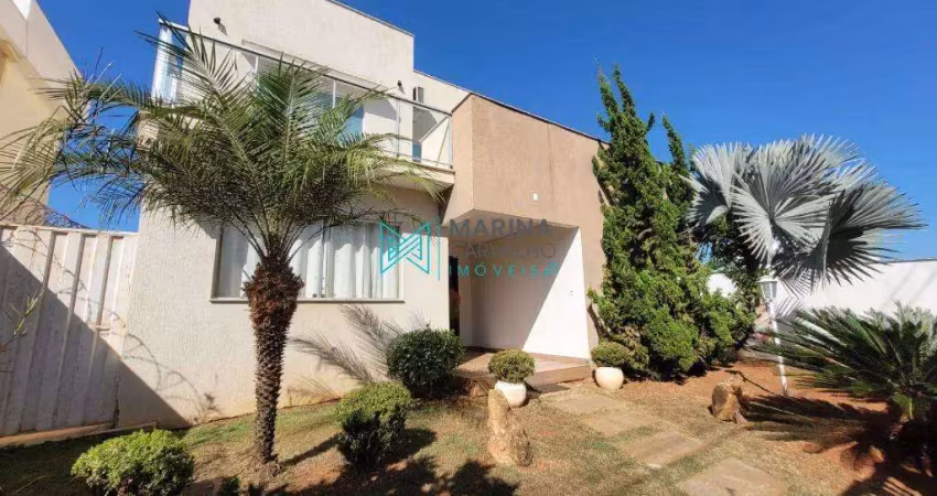 Casa com 4 quartos, 326 m² - venda por r$ 2.100.000 ou aluguel por r$ 7.185/mês - praia angélica - lagoa santa/mg