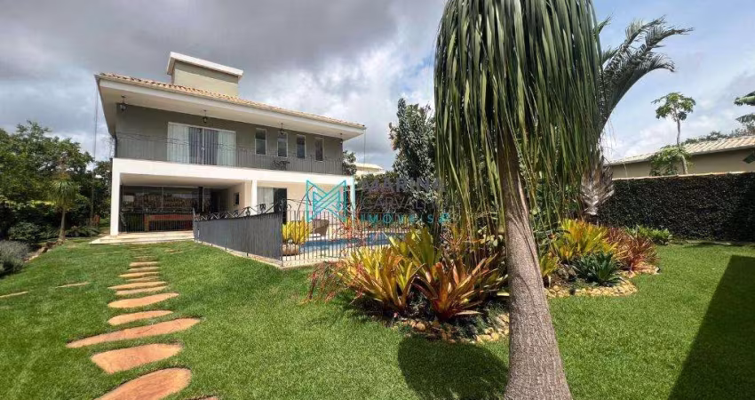 Casa com 4 quartos para alugar, 477 m² por R$ 9.490/mês - Condomínio Estância Real - Lagoa Santa/MG
