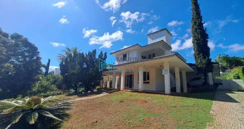 Casa com 3 quartos para alugar, 525 m² por r$ 12.600/mês - condomínio condados da lagoa - lagoa santa/mg