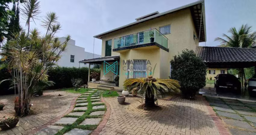 Casa com 4 quartos, 400 m² - venda por r$ 2.500.000 ou aluguel por r$ 15.998/mês - condomínio bouganville - lagoa santa/mg