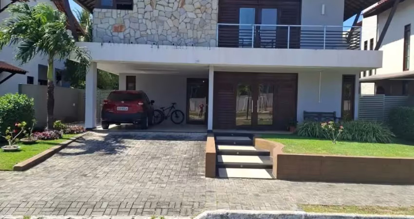 Casa de luxo porteira fechada no altiplano | 480m², 4 suítes e cinema privativo no bougainville!
