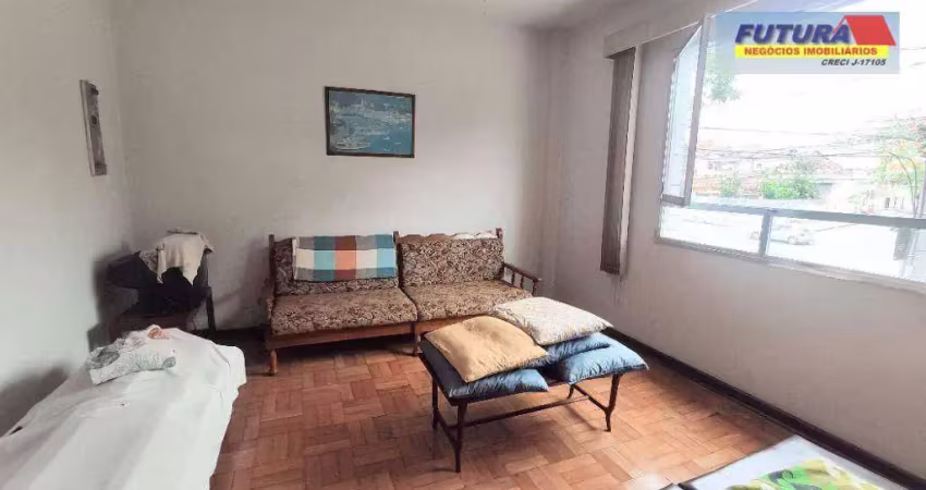 Apartamento com 1 dormitório à venda, 44 m² por r$ 170.000,00 - parque bitaru - são vicente/sp