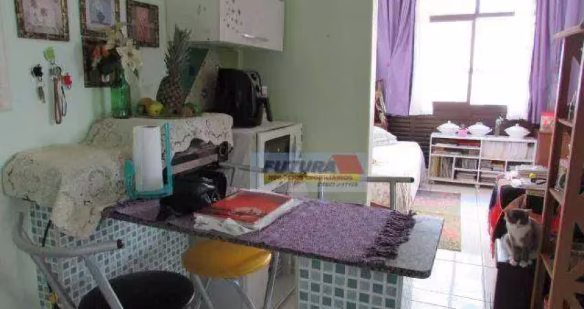 Studio com 1 dormitório à venda, 38 m² por r$ 200.000,00 - gonzaguinha - são vicente/sp
