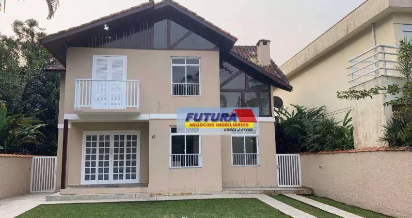 Sobrado com 5 dormitórios para alugar, 190 m² por r$ 1.500,01/dia - balneário praia do pernambuco - guarujá/sp