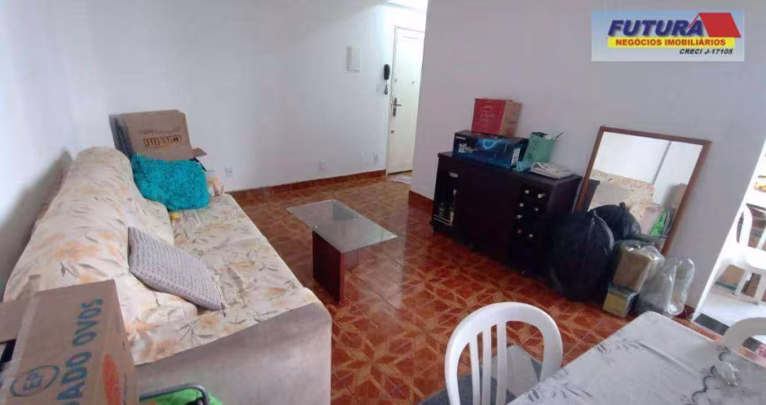Apartamento com 1 dormitório à venda, 55 m² por R$ 280.000,00 - Centro - São Vicente/SP