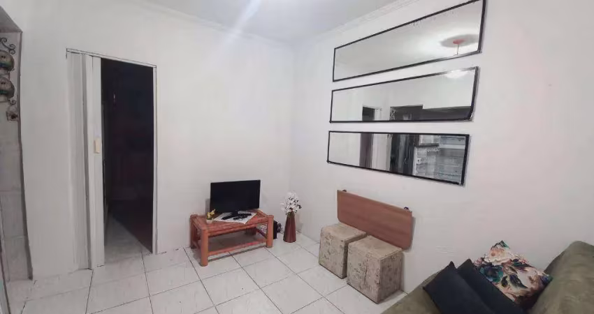 Studio com 1 dormitório para alugar, 38 m² por r$ 2.000,00/mês - gonzaguinha - são vicente/sp