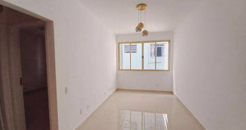 Apartamento com 1 dormitório para alugar, 70 m² por R$ 2.500,00/mês - Itararé - São Vicente/SP